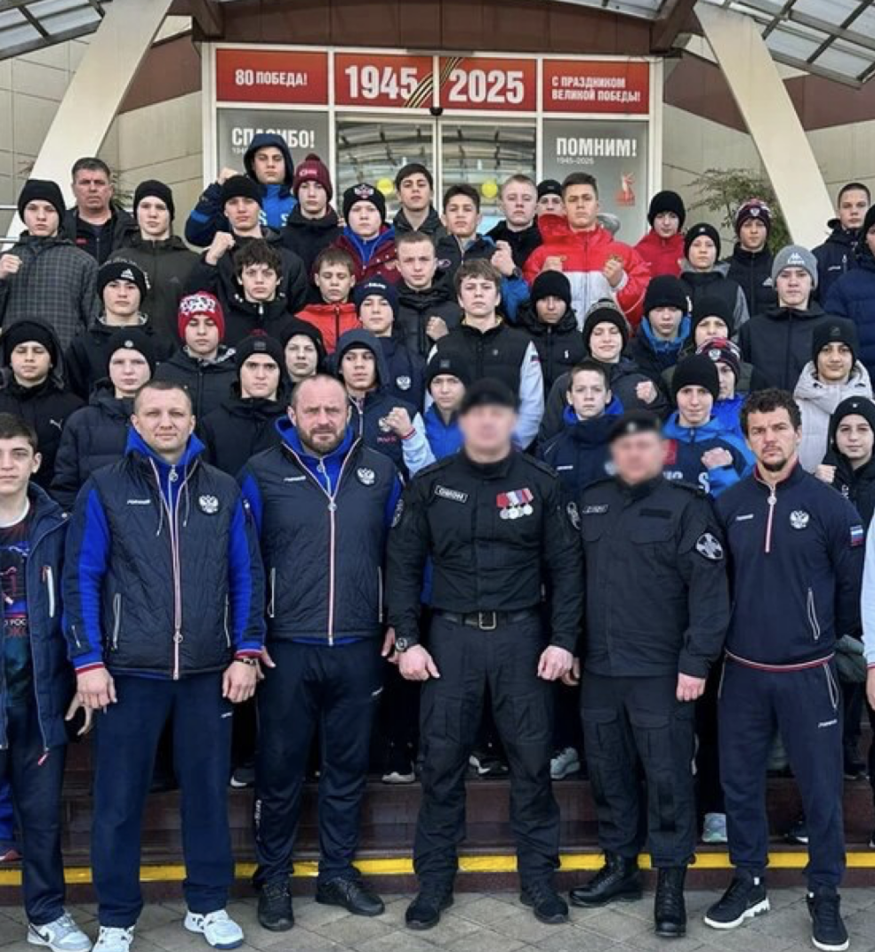 Встреча юношеской сборной с представителями Росгвардии