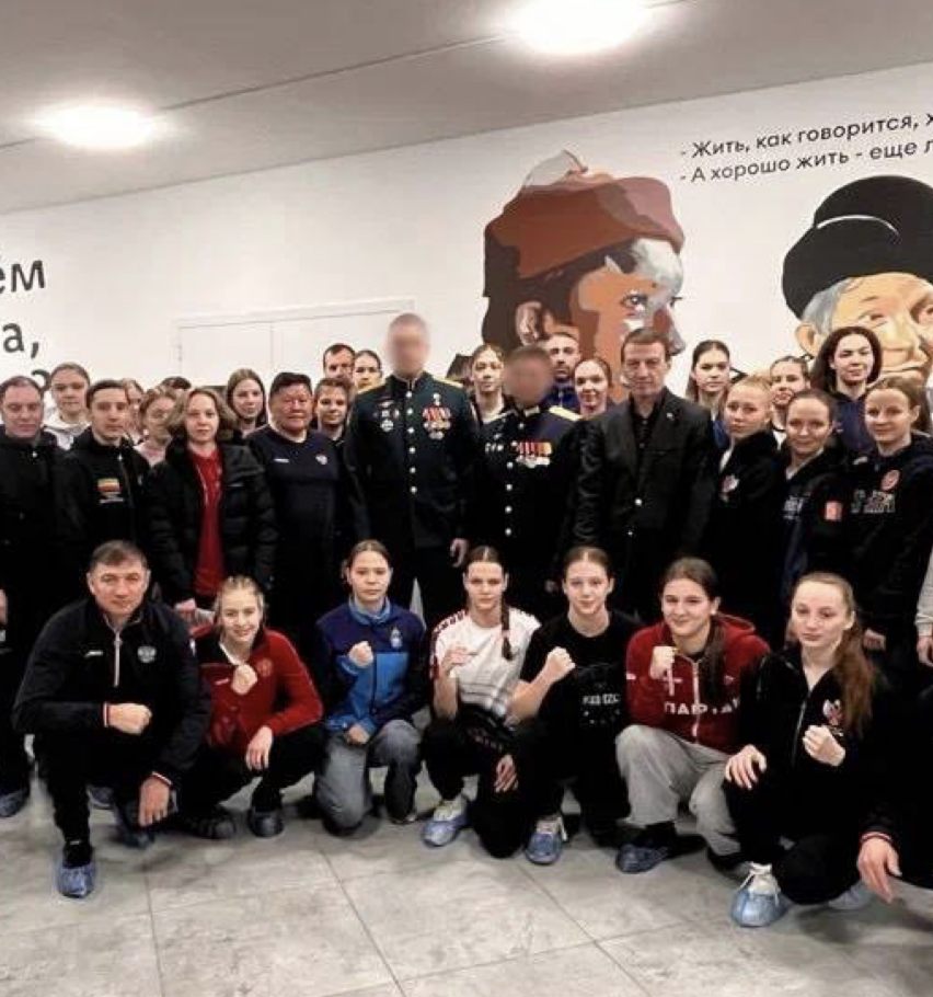 Встреча с военнослужащими российской армии