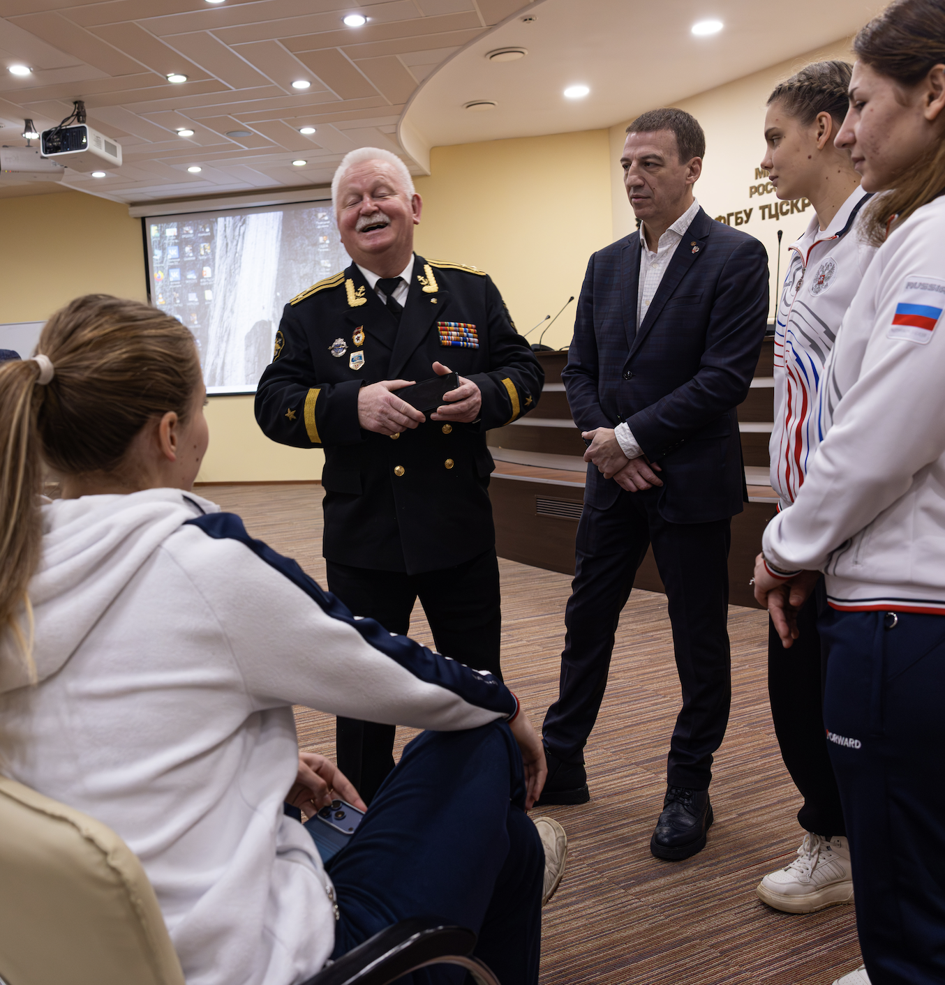 Встреча на базе «Озеро Круглое» с участниками движения поддержки флота