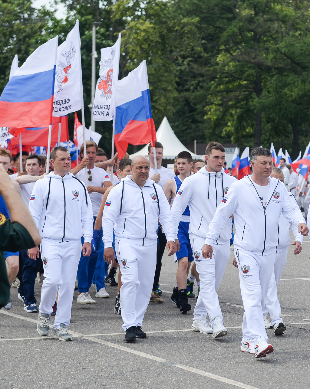 Военно-спортивный фестиваль Росгвардии в Лужниках