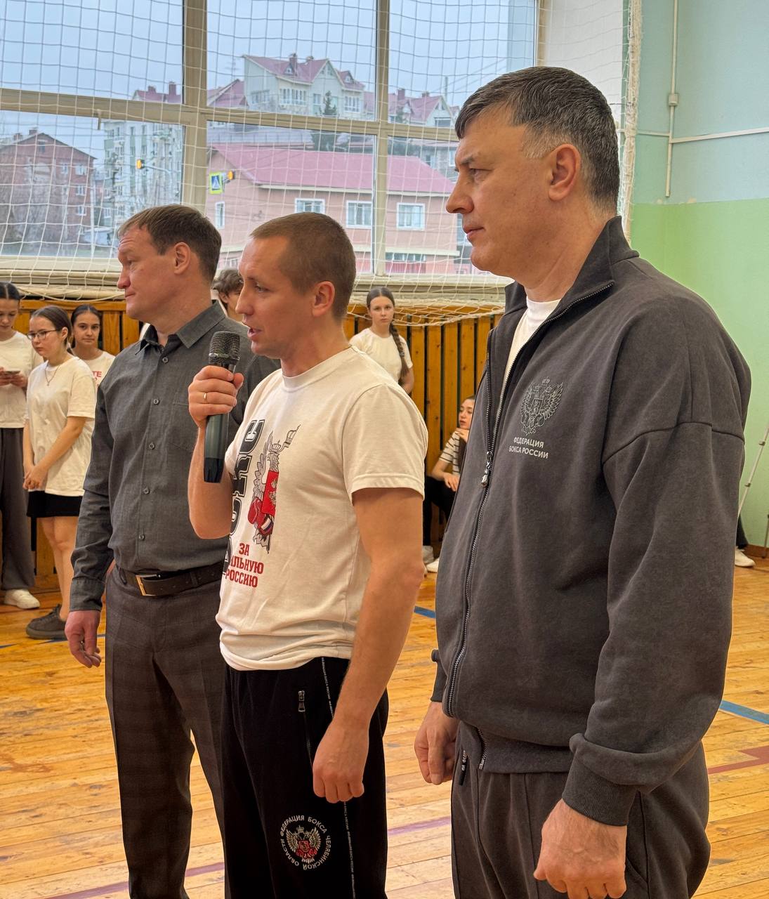 Встреча чемпионов с учащимися МОБУ СОШ им. А.М. Алымова